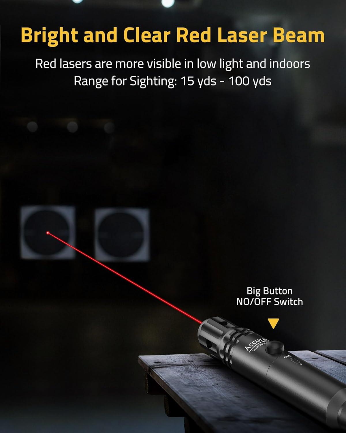 image:imageCVLIFE Bore Sight Laser Kit with 64 Adapters fit 017 to 12GA Calibers Professional GreenRed Laser Boresighter for All Gun Multiple Caliber Bore Laser Sighting for Rifle Pistol HandgunRed Laser