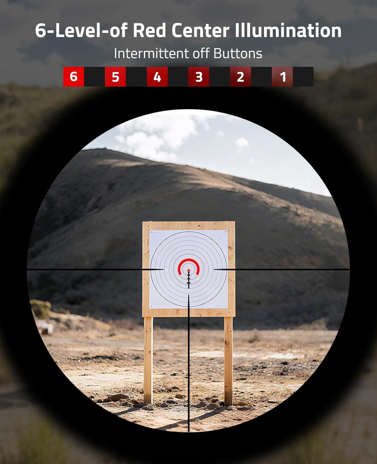 image:imageCVLIFE EagleTalon LPVO Rifle Scope with 30mm Cantilever Mount Illuminated BDC Reticle for 223556 and 30876216x24