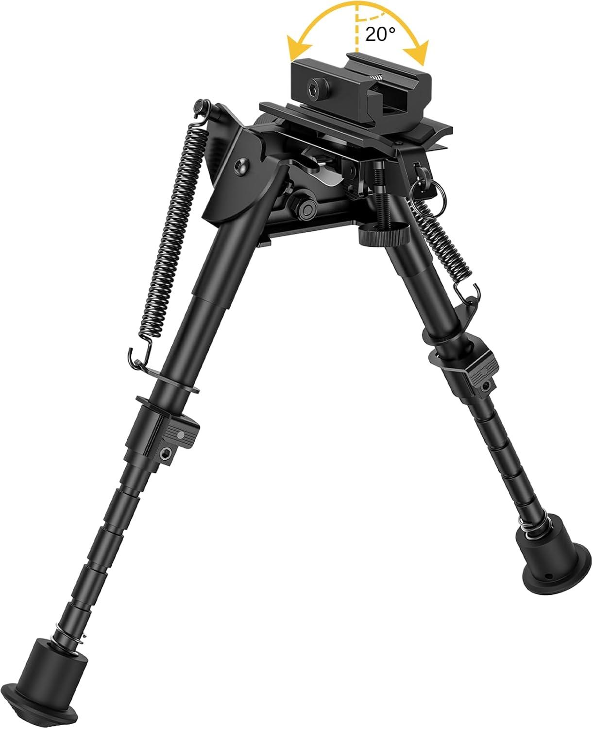 image:imageCVLIFE Rifle Bipod with Pivot Tilt Swivel Stud and Detachable S Lock Lever for Stability and Target Shooting69