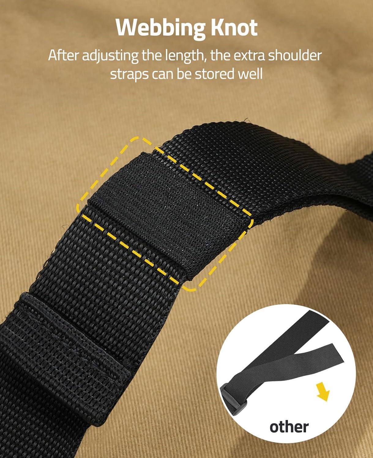 image:imageCVLIFE Two Point Sling with 4 Shell Holders and QuickGrab Handle Shotgun SlingWide Shoulder Straps Rifle Sling with Thumb Loop Adjustable LengthBlack