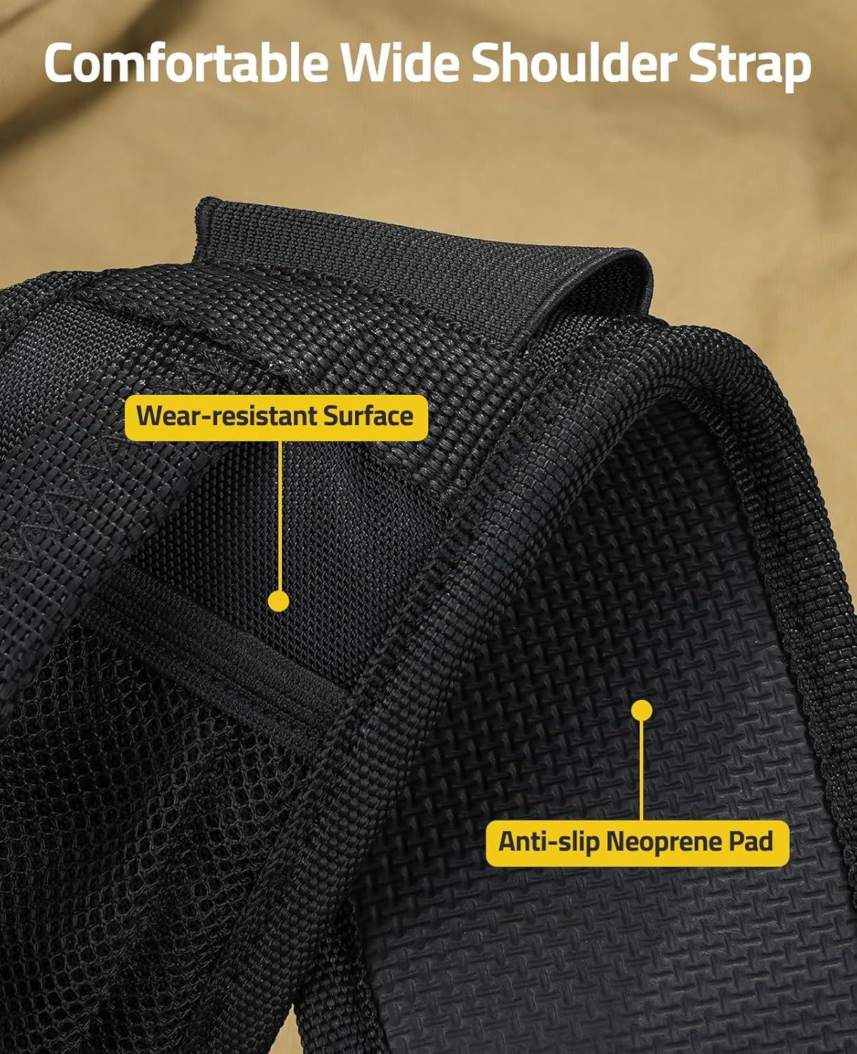 image:imageCVLIFE Two Point Sling with 4 Shell Holders and QuickGrab Handle Shotgun SlingWide Shoulder Straps Rifle Sling with Thumb Loop Adjustable LengthBlack