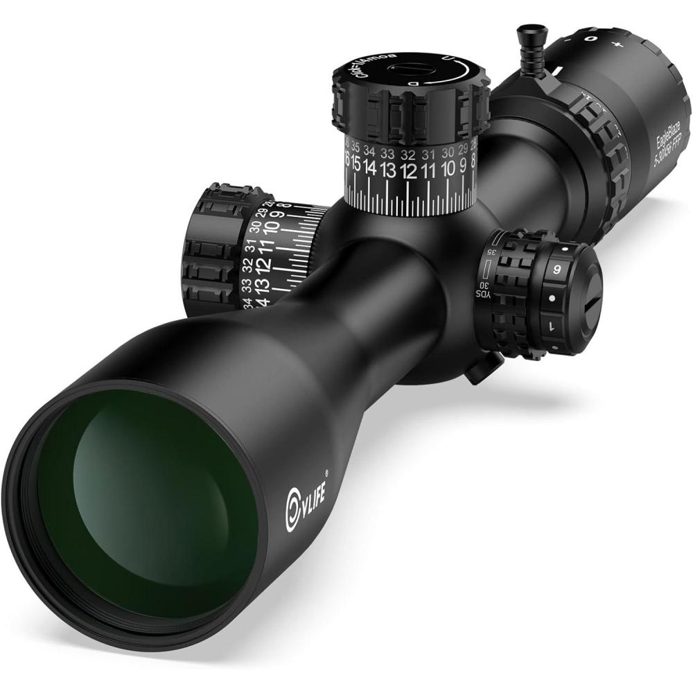 image:imageCVLIFE EagleBlaze FFP Rifle Scope ED Glass Zero Stop Illuminated Reticle Side Parallax Adjustment First Focal Plane Long Range Scope for Hunting530x56