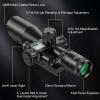 CVLIFE 2.5-10x40e Red & Green Illuminated Scope with 20mm Mount(Green Laser)