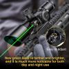 CVLIFE 2.5-10x40e Red & Green Illuminated Scope with 20mm Mount(Green Laser)