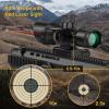 CVLIFE 2.5-10x40e Red & Green Illuminated Scope with 20mm Mount(Red Laser)