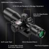 CVLIFE 2.5-10x40e Red & Green Illuminated Scope with 20mm Mount(Red Laser)