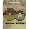 CVLIFE 3-9×40 Compact Rifle Scope Crosshair Reticle with Mounts for Quick Aiming(11mm Dovetail)
