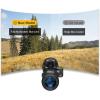 CVLIFE 3-9×40 Optics R4 Reticle Crosshair Scope with Scope Mounts(Black)