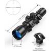 CVLIFE 4×32 Compact Rifle Scope – 1 inch Tube Scope Optics Hunting Scope with Mounts(11mm)