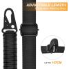 CVLIFE 550 Paracord Sling Adjustable Length with Larger Opening Metal Hook(Ordinary sling)