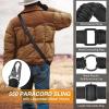 CVLIFE 550 Paracord Sling Adjustable Length with Larger Opening Metal Hook(Ordinary sling)