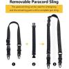 CVLIFE 550 Paracord Sling Adjustable Length with Larger Opening Metal Hook(Paracord Sling)