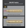 CVLIFE 5.56 223 Laser Bore Sight/350 LGND(9x43mm)/450 Bush Laser Bore Sight with ON/Off Switch and 2 Sets of Batteries, Red Laser Bore Sighter for Zeroing(223 5.56MM)