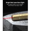 CVLIFE 5.56 223 Laser Bore Sight/350 LGND(9x43mm)/450 Bush Laser Bore Sight with ON/Off Switch and 2 Sets of Batteries, Red Laser Bore Sighter for Zeroing(450 BUSH)
