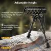 CVLIFE 6-9 Inches Rifle Bipod with Bipod Mount Adapter Compatible with M-Rail Keymod(Compatible with Mlok)