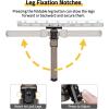 CVLIFE Bipods for Rifles Sturdy Rifle Bipod Compatible with M-Rail Portable Height Adjustable Stable for Hunting Shooting Outdoors(Flat Dark Earth)