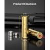 CVLIFE Bore Sight Laser 223 5.56mm/9mm/.243.308/12Gauge/7.62x39mm/.45acp Red Laser Bore Sighter with Batteries(12 GA)