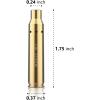 CVLIFE Bore Sight Laser 223 5.56mm/9mm/.243.308/12Gauge/7.62x39mm/.45acp Red Laser Bore Sighter with Batteries(223 5.56mm)