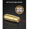 CVLIFE Bore Sight Laser 223 5.56mm/9mm/.243.308/12Gauge/7.62x39mm/.45acp Red Laser Bore Sighter with Batteries(.45acp)