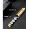 CVLIFE Bore Sight Laser 223 5.56mm/9mm/.243.308/12Gauge/7.62x39mm/.45acp Red Laser Bore Sighter with Batteries(9mm)
