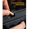 CVLIFE Bore Sight Laser 223 5.56mm/9mm/.243.308/12Gauge/7.62x39mm/.45acp Red Laser Bore Sighter with Batteries(9mm)