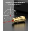 CVLIFE Bore Sight Laser 223 5.56mm/9mm/.243.308/12Gauge/7.62x39mm/.45acp Red Laser Bore Sighter with Batteries(9mm(8 batteries ver.))