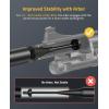 CVLIFE Bore Sight Laser Kit with 64 Adapters fit 0.17 to 12GA Calibers, Professional Green/Red Laser Boresighter for All Gun, Multiple Caliber Bore Laser Sighting for Rifle Pistol Handgun(Green Laser)