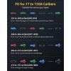 CVLIFE Bore Sight Laser Kit with 64 Adapters fit 0.17 to 12GA Calibers, Professional Green/Red Laser Boresighter for All Gun, Multiple Caliber Bore Laser Sighting for Rifle Pistol Handgun(Red Laser)