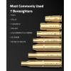 CVLIFE Bore Sight Laser for Cal.223/5.56MM/9MM/7.62X39MM/30-30/30-06/.243/308/.45acp Caliber for Scope Brass Bore Sighter Kit for Hunting with Batteries (Specific Chamber Type)