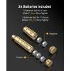 CVLIFE Bore Sight Laser for Cal.223/5.56MM/9MM/7.62X39MM/30-30/30-06/.243/308/.45acp Caliber for Scope Brass Bore Sighter Kit for Hunting with Batteries (Specific Chamber Type)