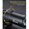 CVLIFE EagleTalon LPVO Rifle Scope with 30mm Cantilever Mount, Illuminated BDC Reticle for .223/5.56 and .308/7.62(1-10×24)