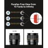 CVLIFE JackalHowl F02 AO Rifle Scope – SFP Hunting Rifle Scope with Parallax Adjustment and 20mm Scope Rings – Second Focal Plane(3-9×40 AO)