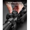 CVLIFE JackalHowl F02 AO Rifle Scope – SFP Hunting Rifle Scope with Parallax Adjustment and 20mm Scope Rings – Second Focal Plane(3-9×40 AO)