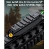 CVLIFE Laser Sight for Rifle, Low Profile Rechargeable Picatinny Rifle Laser Sight with Strobe Mode(Green Laser)
