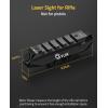 CVLIFE Laser Sight for Rifle, Low Profile Rechargeable Picatinny Rifle Laser Sight with Strobe Mode(Red Laser)