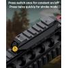 CVLIFE Laser Sight for Rifle, Low Profile Tactical Rechargeable Picatinny Rifle Laser Sight with Strobe Mode (Red Laser)