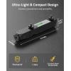 CVLIFE Laser Sight for Rifle, Red/IR/Green Laser Sight Compatible with M-Lok Rail Surface, Ultra Low-Profile Laser for Guns, Rechargeable M-Lok Rifle Laser with Strobe Function(Green Laser)