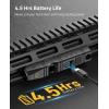 CVLIFE Laser Sight for Rifle, Red/IR/Green Laser Sight Compatible with M-Lok Rail Surface, Ultra Low-Profile Laser for Guns, Rechargeable M-Lok Rifle Laser with Strobe Function(Green Laser)