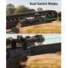 CVLIFE Laser Sight for Rifle with Picatinny/M-lok Rail Mount, Green Laser for Guns, Low-Profile Laser Sight with Pressure Switch(Picatinny Mounted)