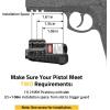 CVLIFE Picatinny Red/Green Laser Sight Magnetic Charging Rechargeable Pistol Laser for 21MM Picatinny Rail Mount, Low Profile Hunting Laser Sight with Ambidextrous Switches(Red)