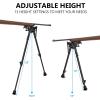 CVLIFE Rifle Bipod with Pivot Tilt, Swivel Stud, and Detachable S Lock Lever for Stability and Target Shooting(13-23″)