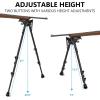 CVLIFE Rifle Bipod with Pivot Tilt, Swivel Stud, and Detachable S Lock Lever for Stability and Target Shooting(13.5-27″)