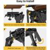 CVLIFE Rifle Bipod with Pivot Tilt, Swivel Stud, and Detachable S Lock Lever for Stability and Target Shooting(6-9″)
