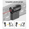 CVLIFE Rifle Green/Red Laser Sight Compatible with M-Lok and Picatinny Rail Mount, Low Profile Laser for Rifle Magnetic Rechargeable Laser Beam Sight(Red)