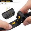 CVLIFE Rifle Sling Strap 550 Paracord 2 Point Sling with Tri-Lock Swivel for Hunting and Outdoor(Black)
