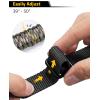CVLIFE Rifle Sling Strap 550 Paracord 2 Point Sling with Tri-Lock Swivel for Hunting and Outdoor(Camo)