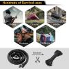 CVLIFE Rifle Sling Strap 550 Paracord 2 Point Sling with Tri-Lock Swivel for Hunting and Outdoor(Camo Green)