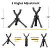 CVLIFE Shooting Rest Tripod – Adjustable Height, 360 Degree Rotation, V Yoke Stand – Portable Rifle Rest for Target Shooting, Hunting and Outdoor Activities(6.3-7.9″)
