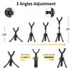 CVLIFE Shooting Rest Tripod – Adjustable Height, 360 Degree Rotation, V Yoke Stand – Portable Rifle Rest for Target Shooting, Hunting and Outdoor Activities(7.5-15″)