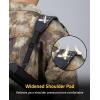 CVLIFE Two Point Sling Rifle Sling with Wide Neoprene Padded, Padded Sling with Metal Swivels, Thumb Loop, Length Adjustable for Outdoors(Black Camo)